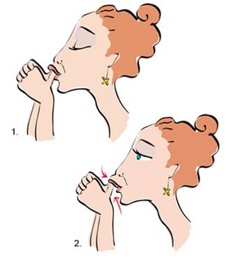 Gimnasia unos labios más gruesos